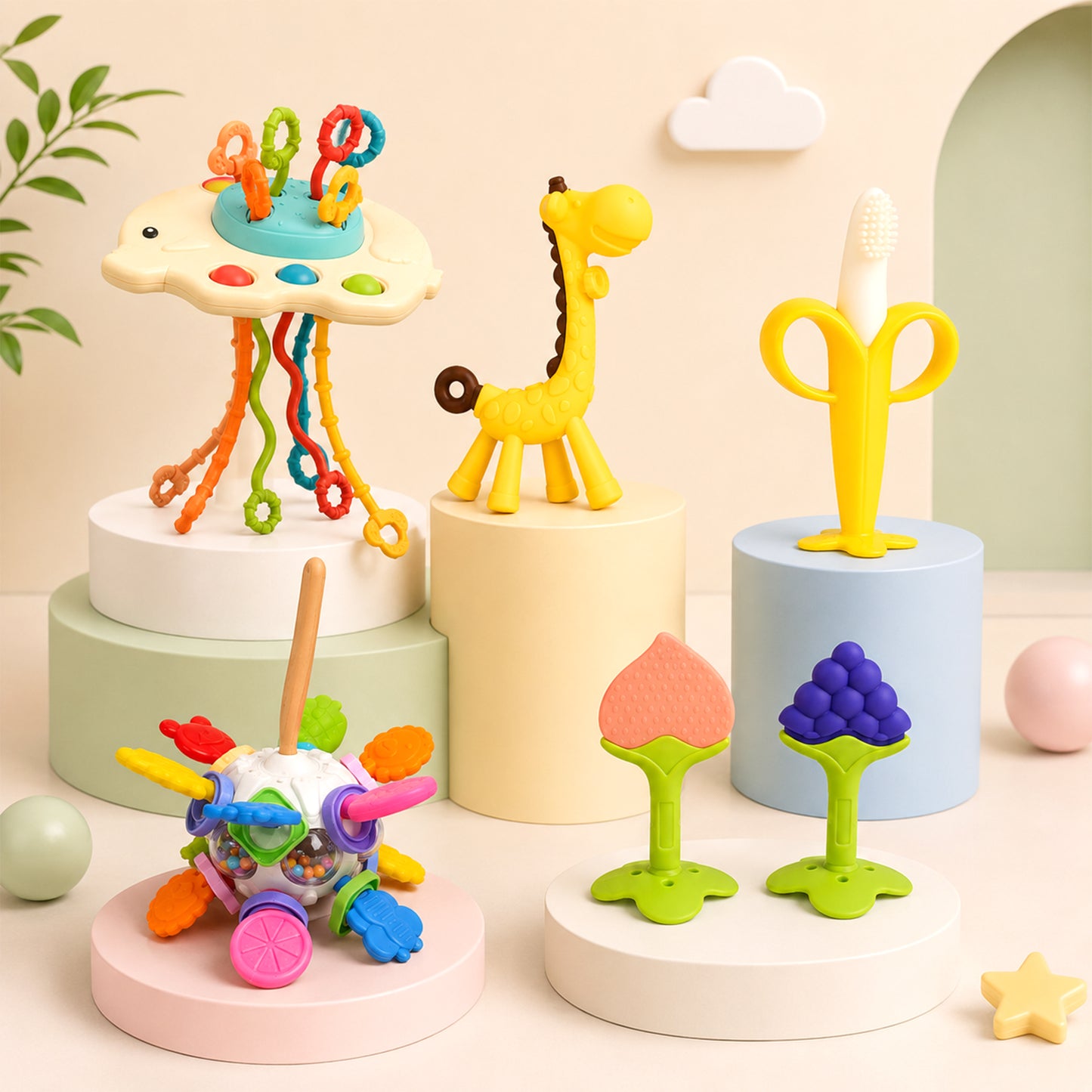 Little Explorer Sensory Development Hamper (Set of 3 )