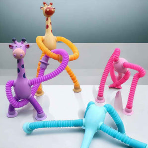 Telescoping Giraffe Playset