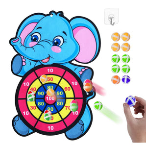 Large Blue Elephant Dart Board