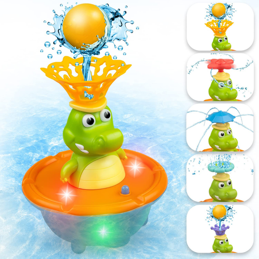 Fountain Crocodile Bath Toys