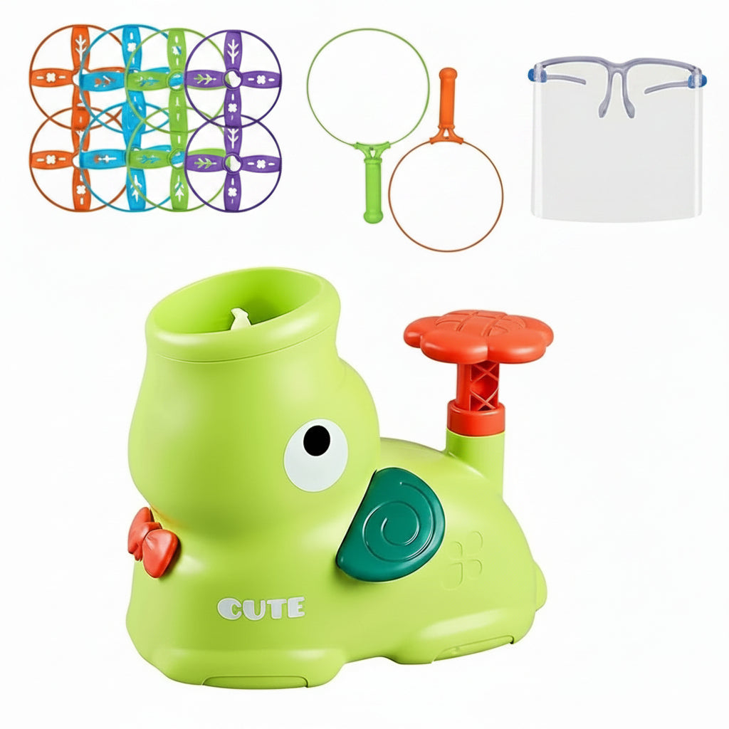 Flying Disc Launcher Elephant Toy