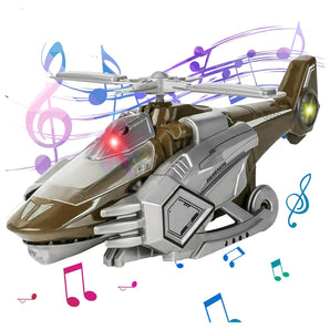 Flash-Spray Go Action LED Musical Chopper