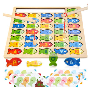 WOODEN MAGNETIC FISHING GAME