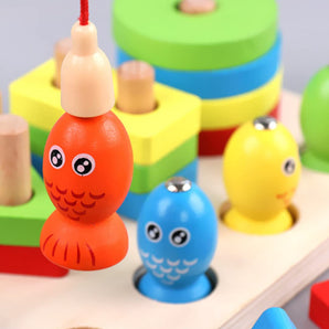 Wooden Magnetic Fishing Game