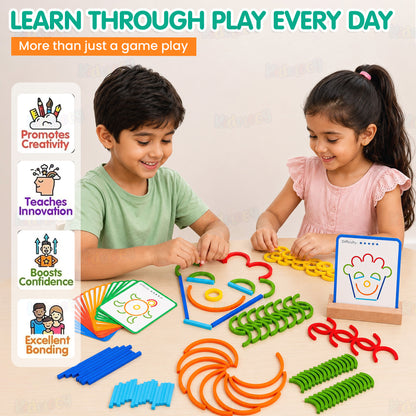 Creative Sticks & Rings Matching Puzzle Toys