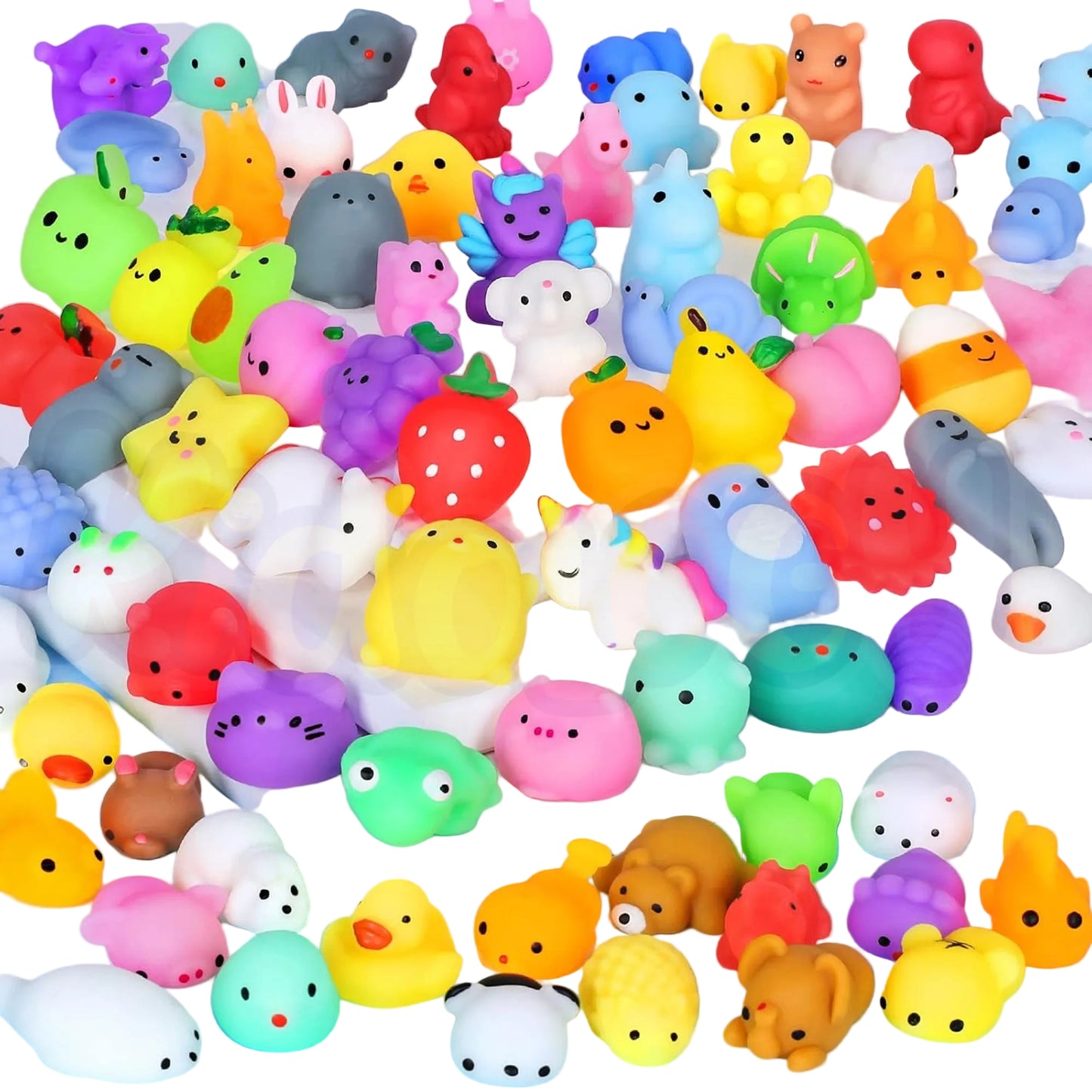 80 Pcs Mochi Squishy Toys Set