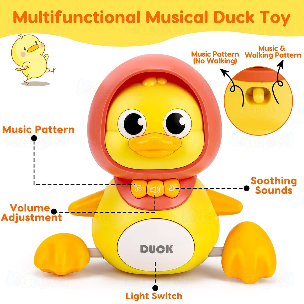 Baby Musical Duck Toy Set