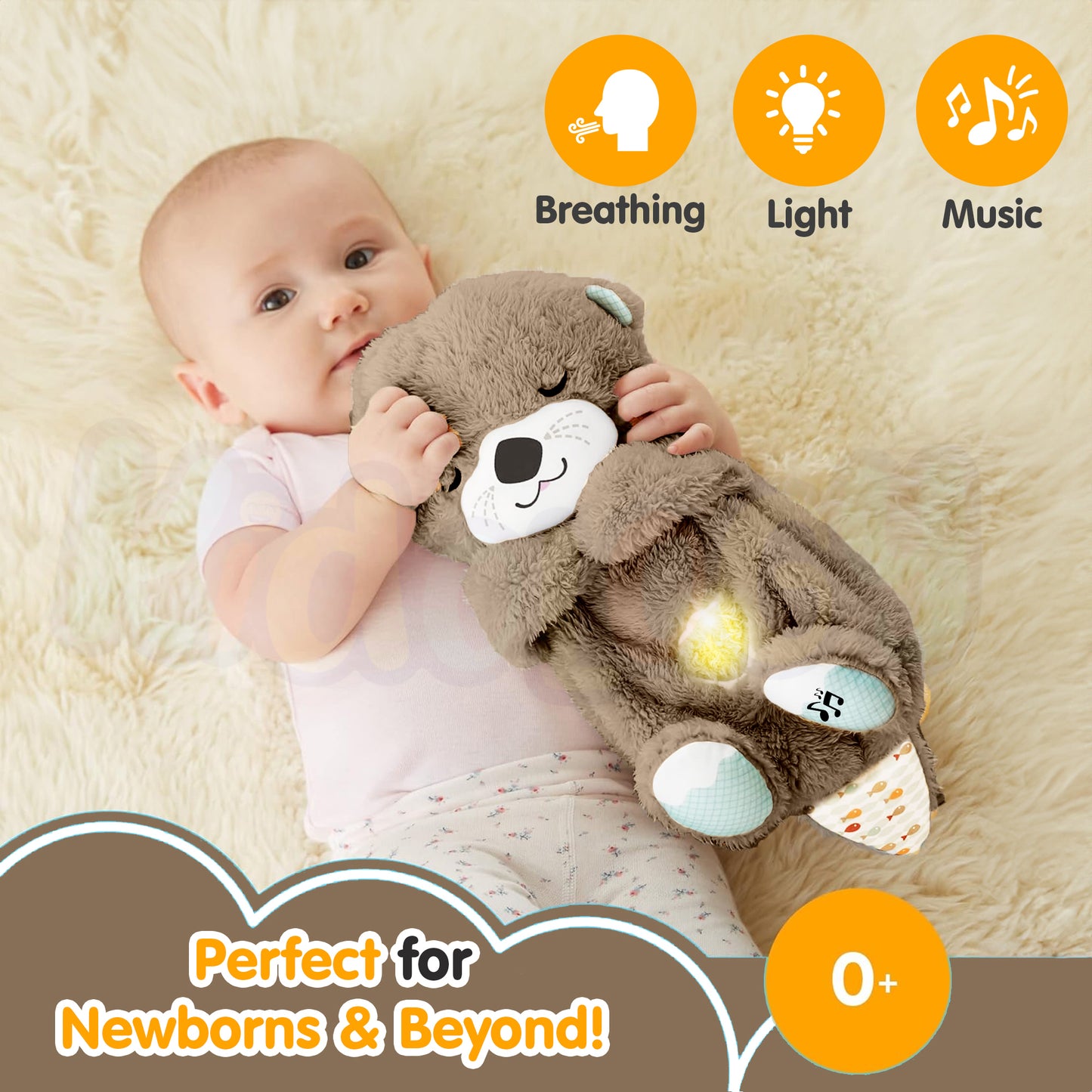 Breathing Motion Interactive Teddy Bear