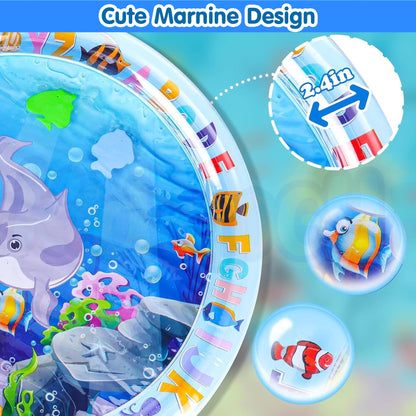 Inflatable Leakproof Round Water Play Mat