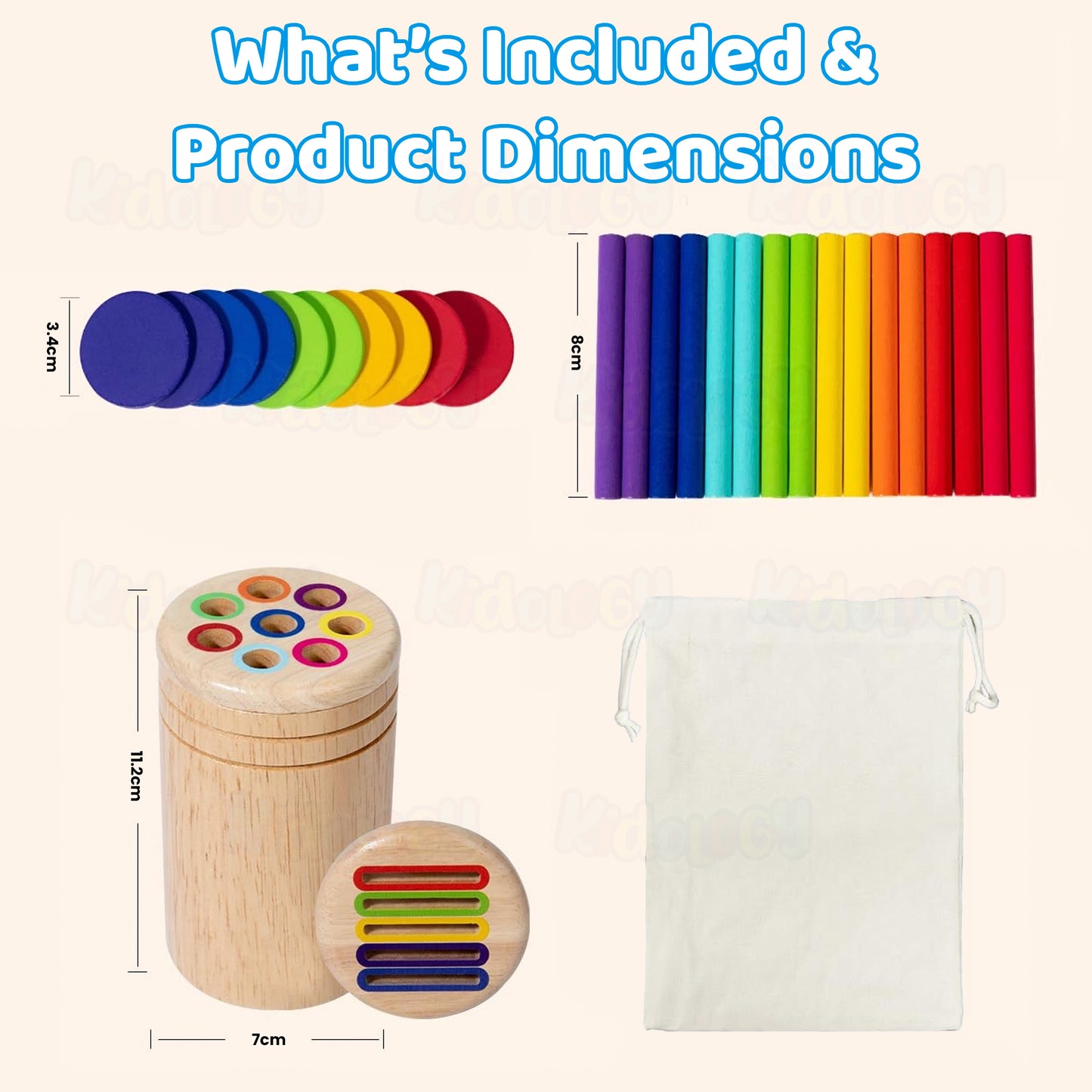 3 in 1 Activity Montessori Wooden Toy