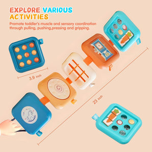 8 in 1 Montessori Activity Cube Toy