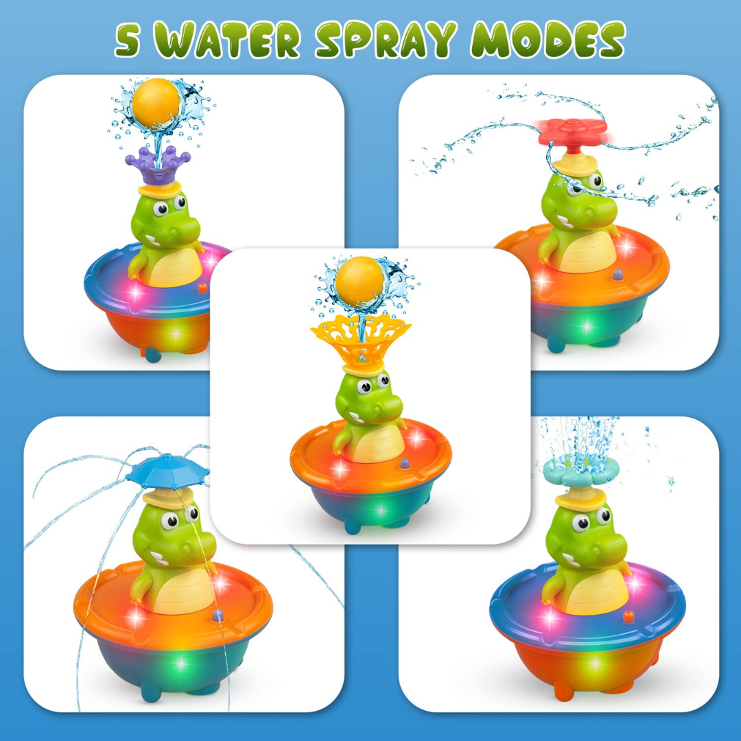 Fountain Crocodile Bath Toys