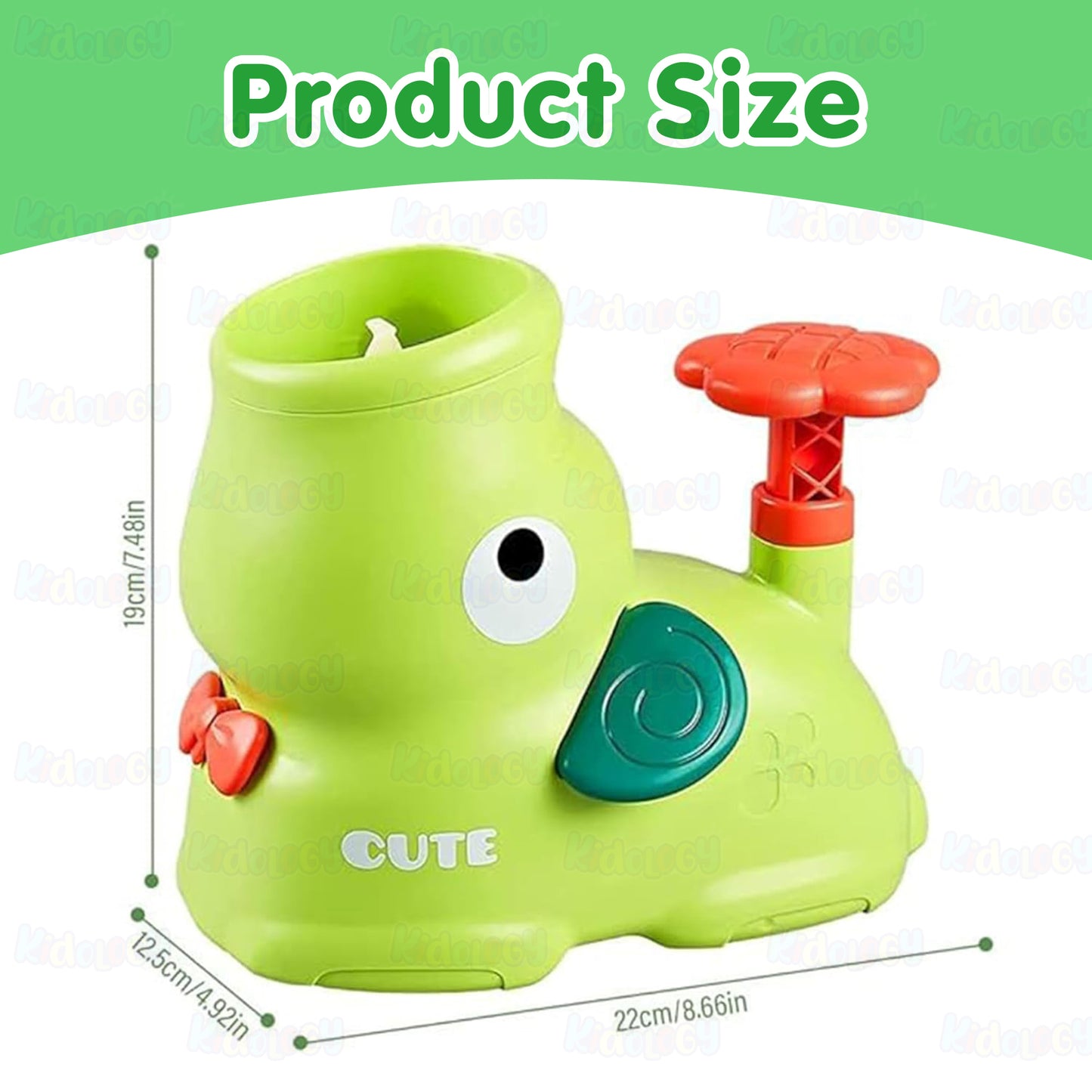 Flying Disc Launcher Elephant Toy