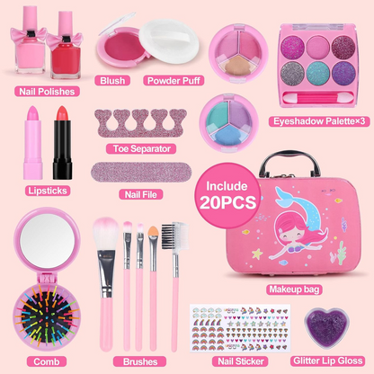 Mermaid Makeup Suitcase Set
