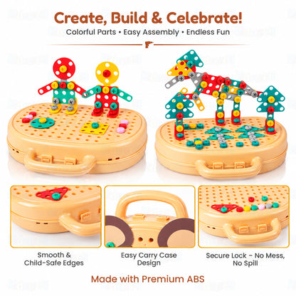 203-Piece Toolbox Drill Puzzle Set by Kidology, view 14