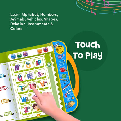 Children’s Interactive English Letters & Words Learning Book