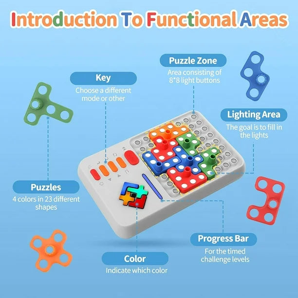 Super Blocks Pattern Matching Puzzle