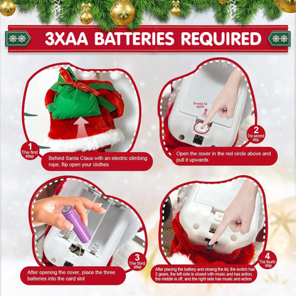 Santa Climbing Electric Toy