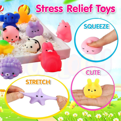 80 Pcs Mochi Squishy Toys Set