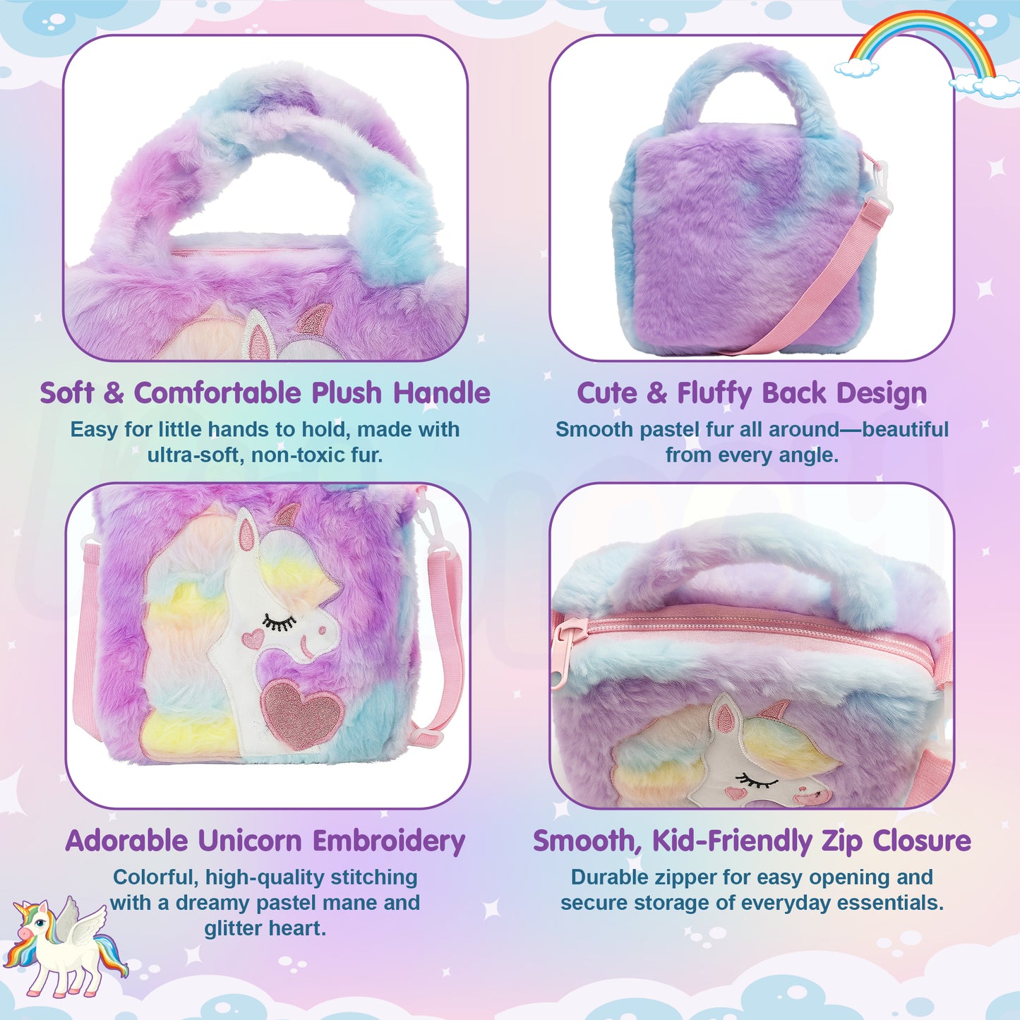 Kids Unicorn Sling Bag