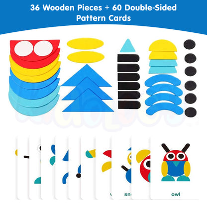 Wooden Shape Puzzle Toy Set