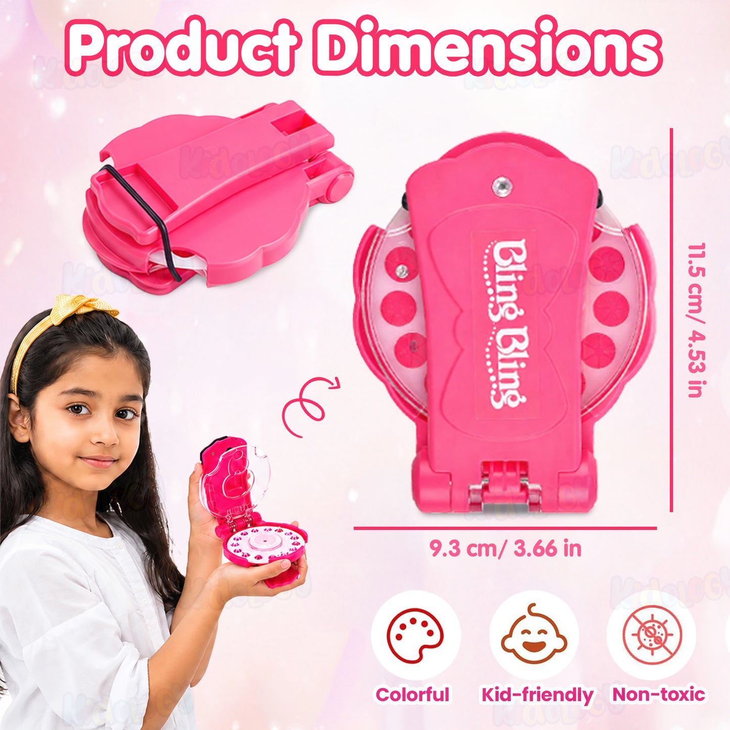 Blinger Hair Gem Stamper for Girls