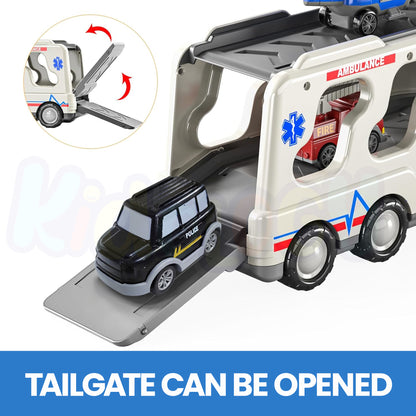 5 in 1 Ambulance Truck Toy Set