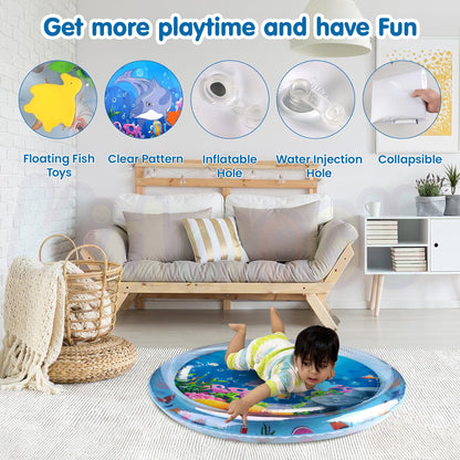 Inflatable Leakproof Round Water Play Mat