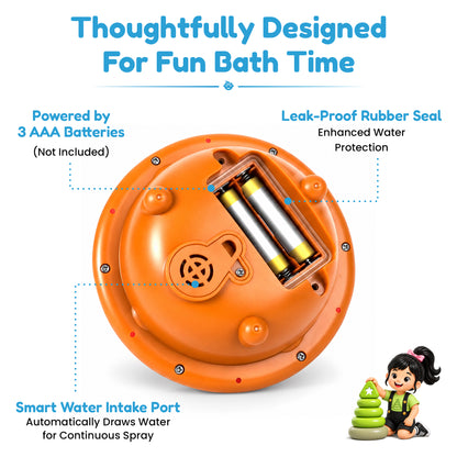 Fountain Crocodile Bath Toy by Kidology, view 4