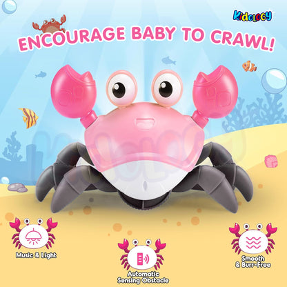 Dancing Musical Crawling Crab Baby Toy