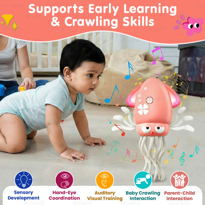 Electric Crawling & Dancing Octopus - Squid Toy