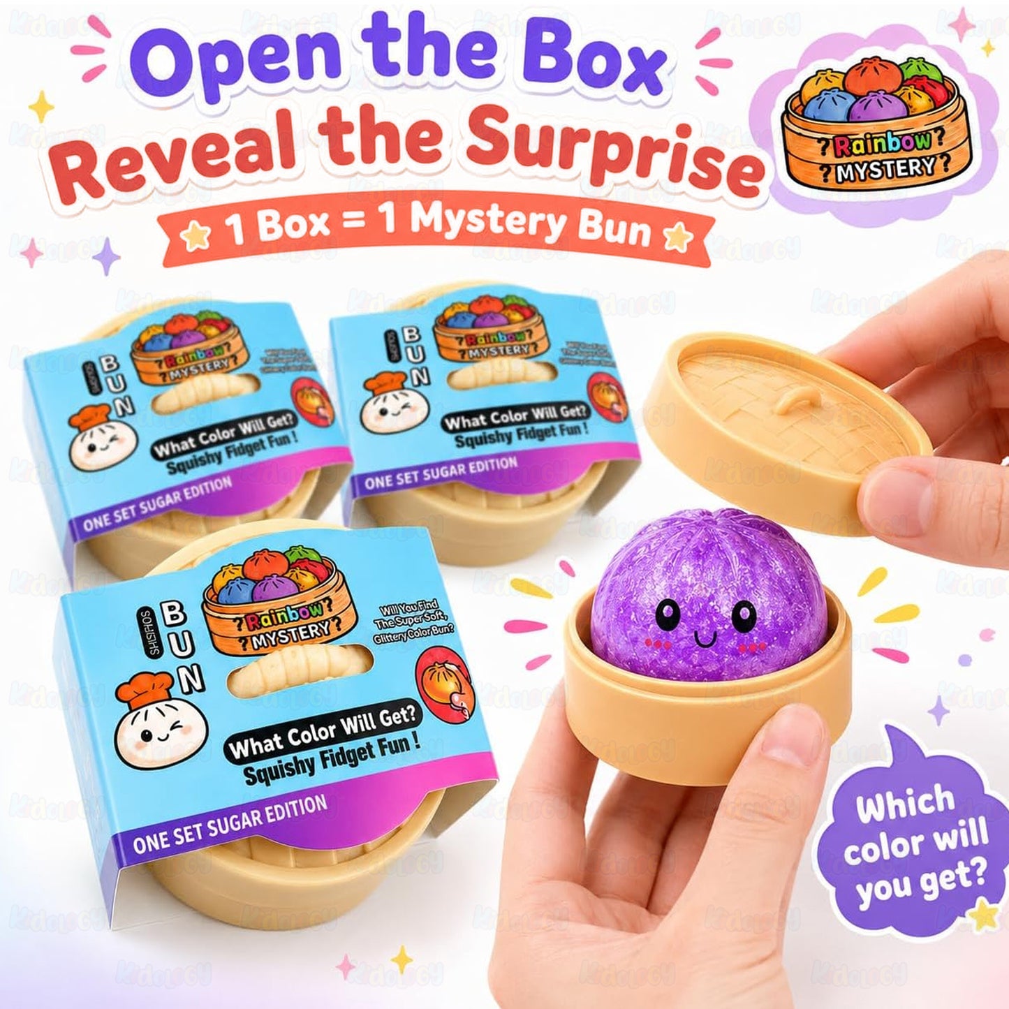 Glitter Dumpling Mystery Squishy