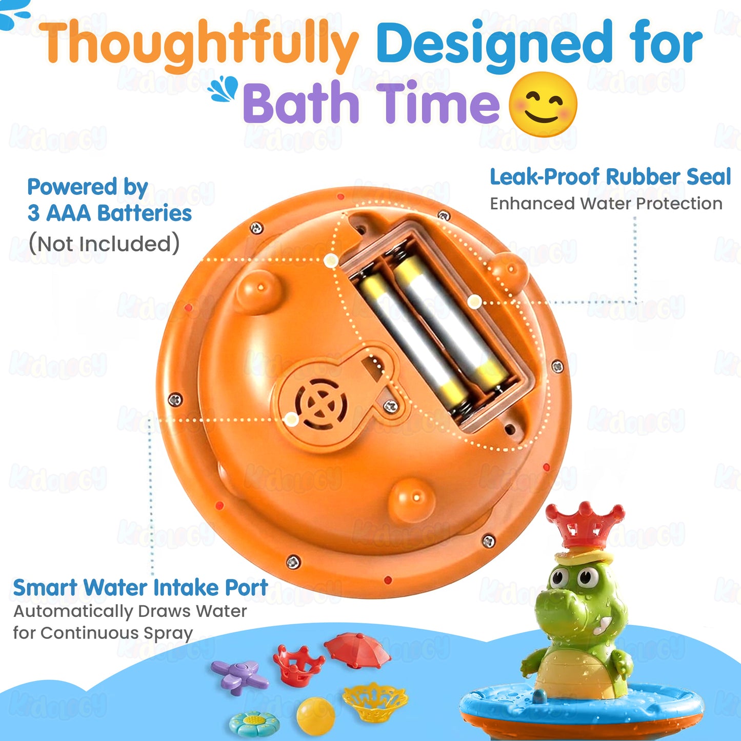 Fountain Crocodile Bath Toys