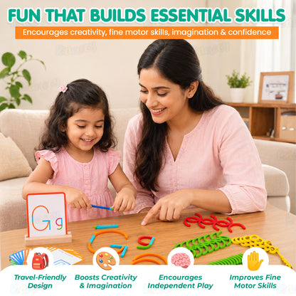 Creative Sticks & Rings Matching Puzzle Toys