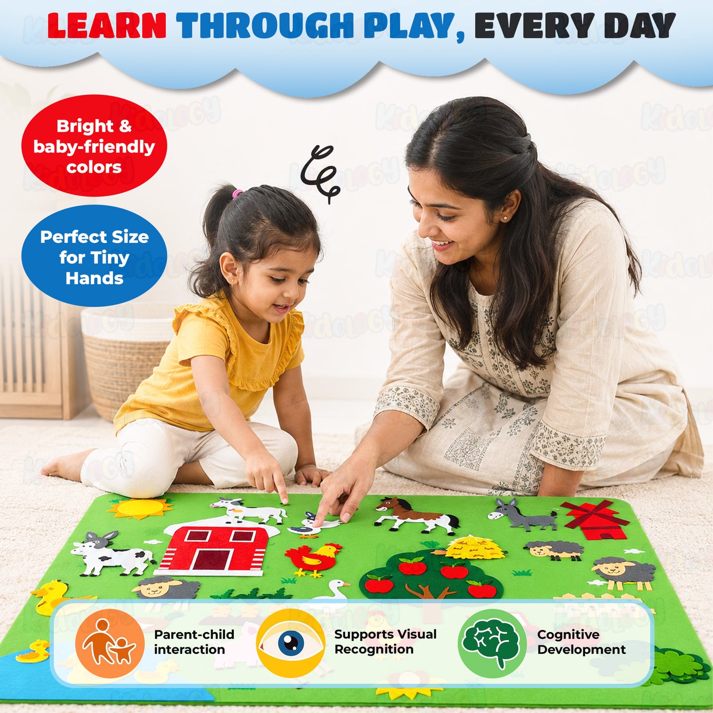 Montessori Felt Story Board Set