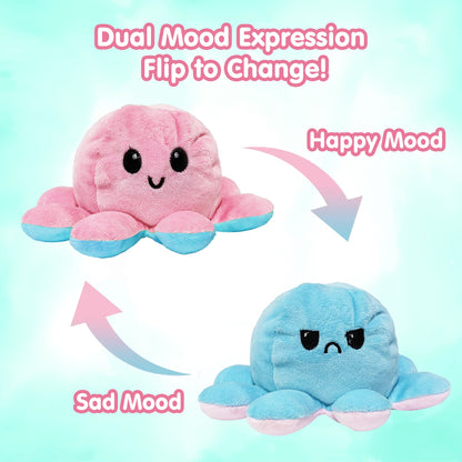 Reversible Octopus Plush Soft Toy