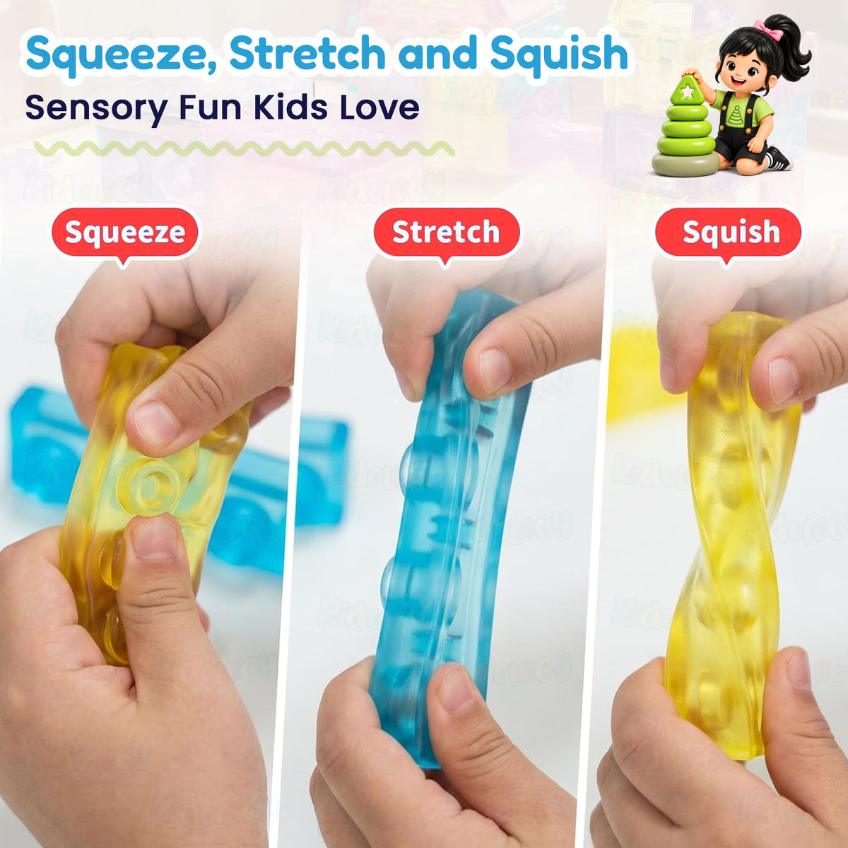 Soft Sensory Building Blocks Set – 40PCS