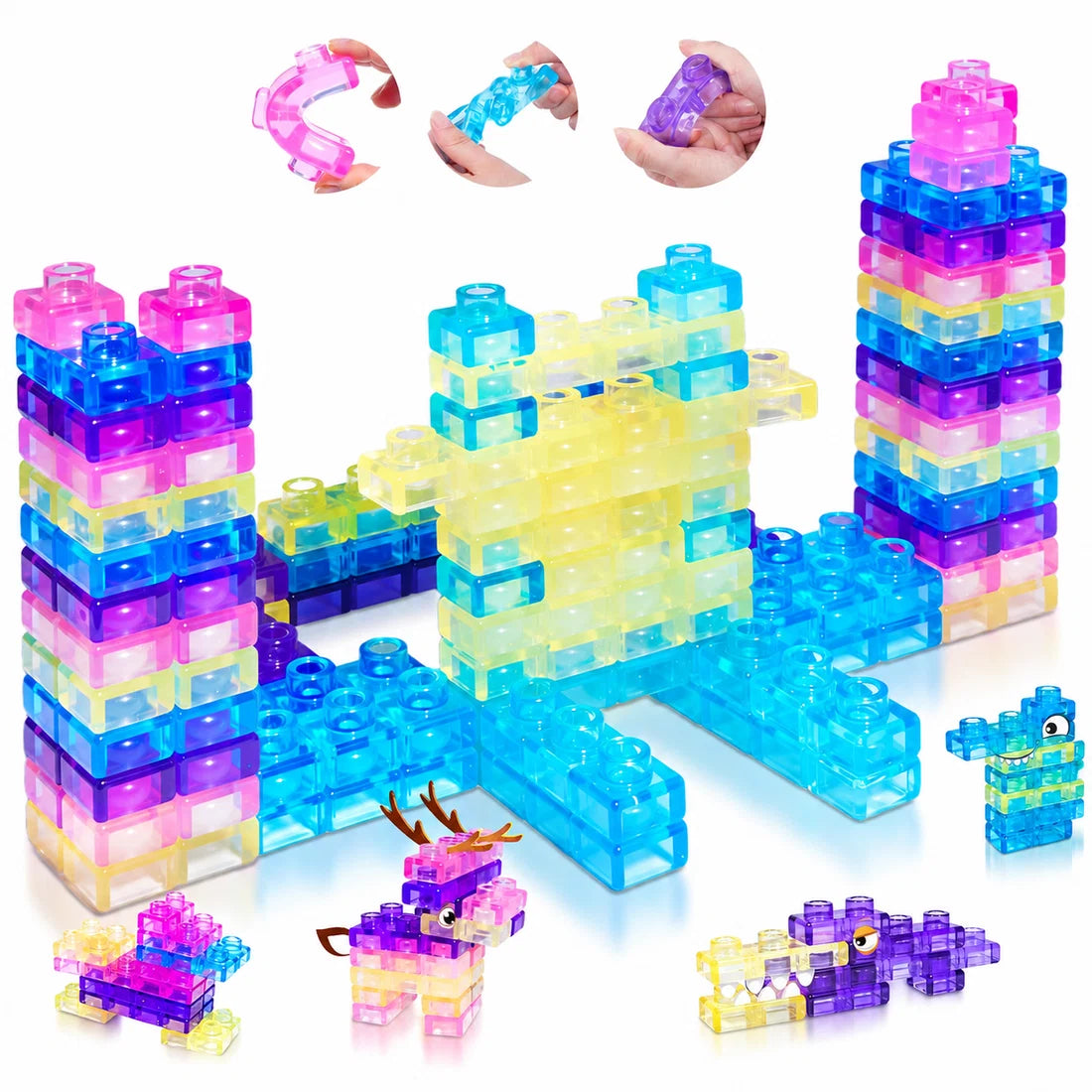 Soft Sensory Building Blocks Set – 40PCS