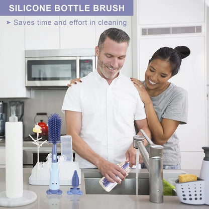 Portable Multifunctional Baby Bottle Brush
