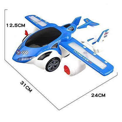 Automatic Deformation Airplane With Light & Music