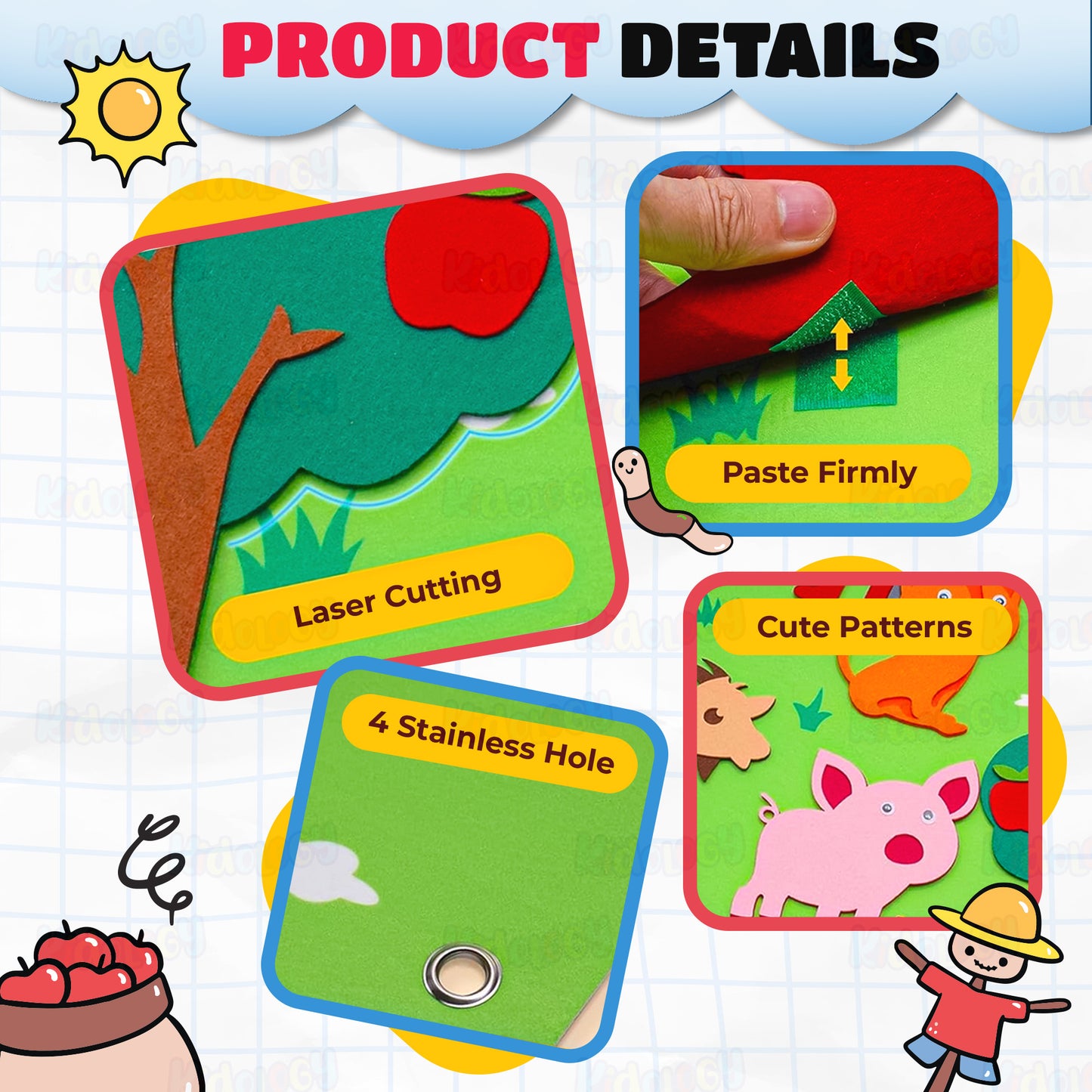 Montessori Felt Story Board Set