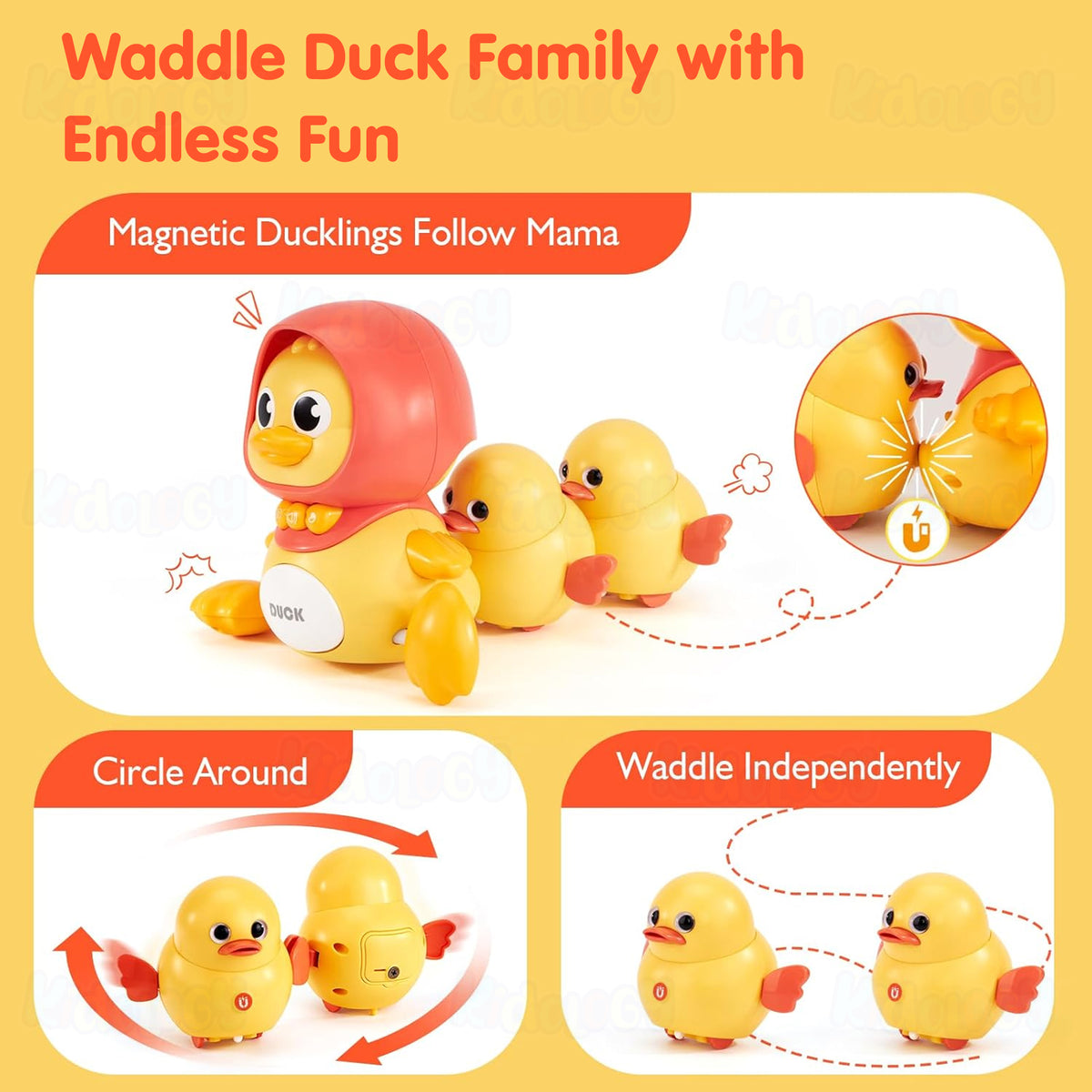Baby Musical Duck Toy Set