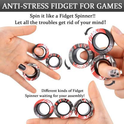 Magnetic Rings Fidget Toy