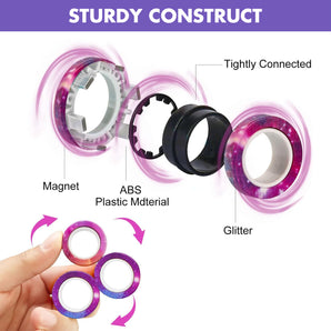 Magnetic Rings Fidget Toy