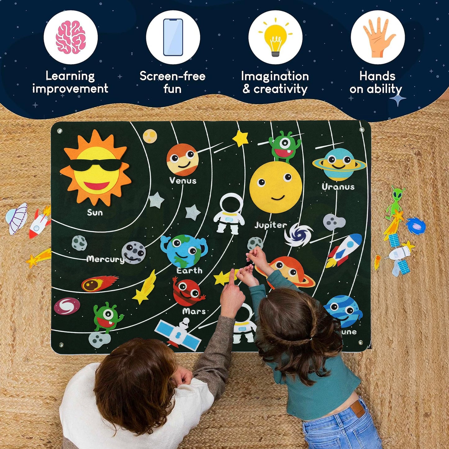 Montessori Felt Story Board Set