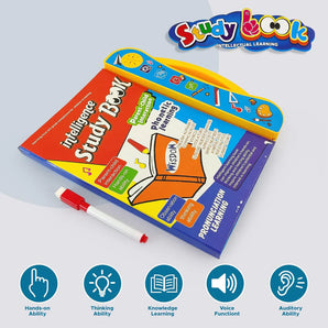 Children’s Interactive English Letters & Words Learning Book