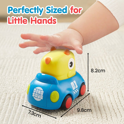 Dino Design Easy To Push Pull Back Cars