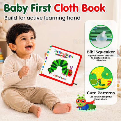 Caterpillar Counting Crinkle Cloth Book