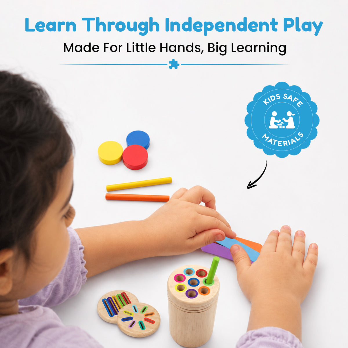 Multi Activity Montessori Wooden Toy