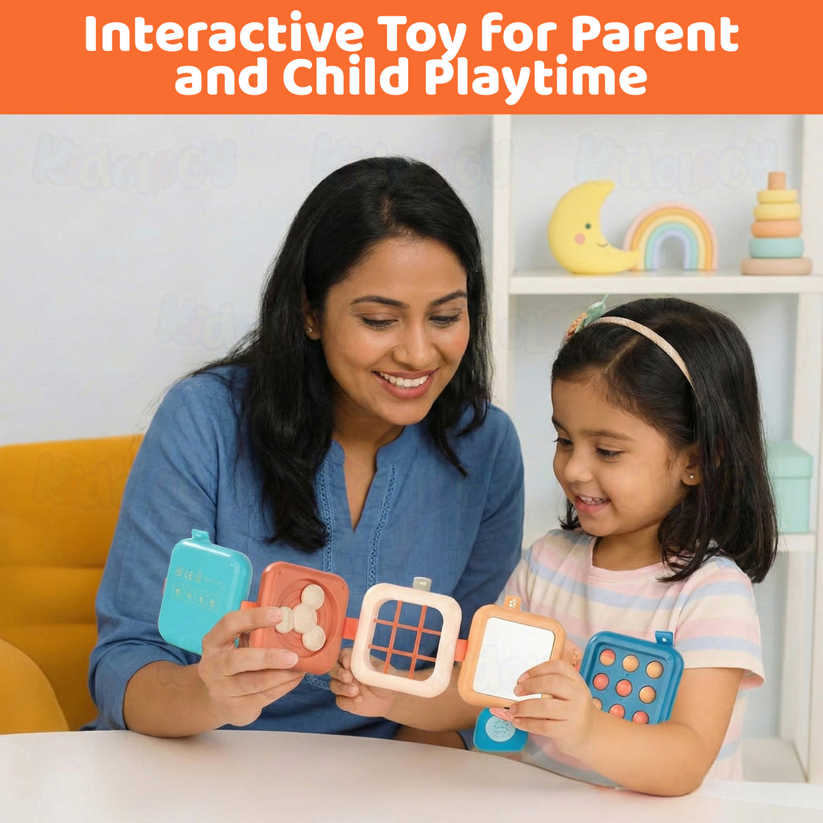 8 in 1 Montessori Travel Activity Cube Toy